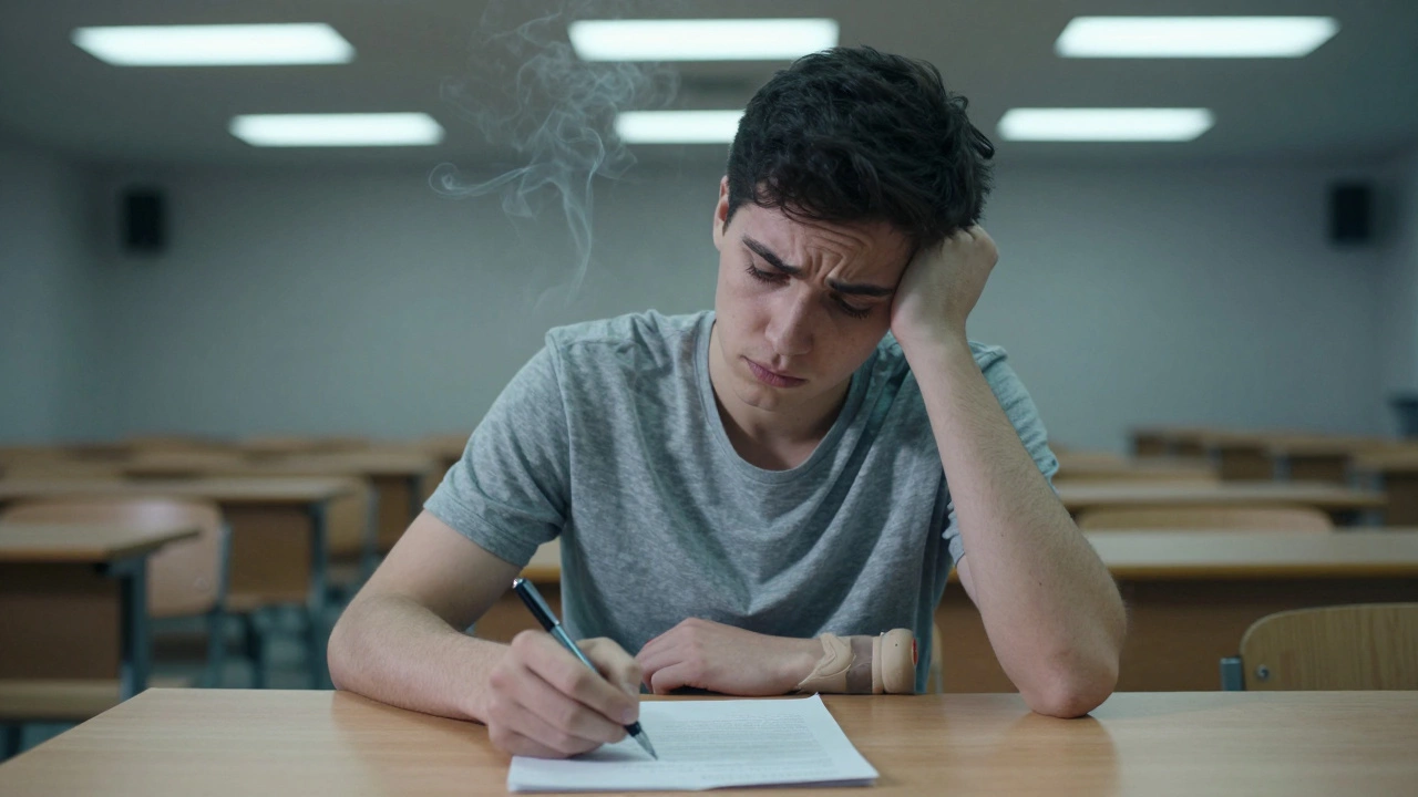 Why do I feel like I forget everything before an exam?