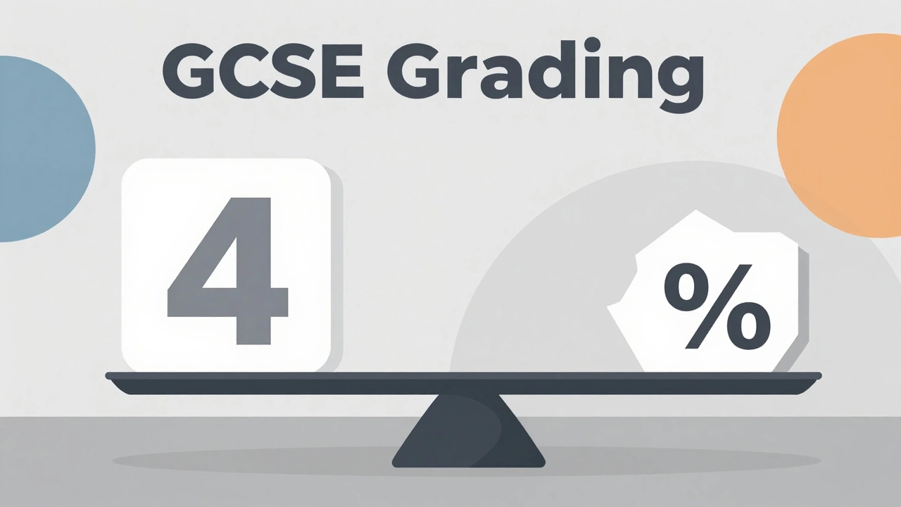 Abstract scale balancing grade boundaries against raw scores