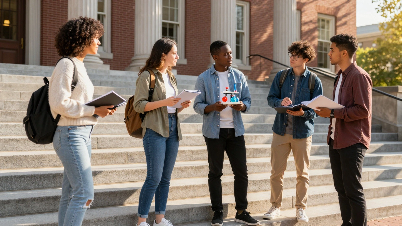 Diverse students demonstrating leadership and impact on Harvard campus
