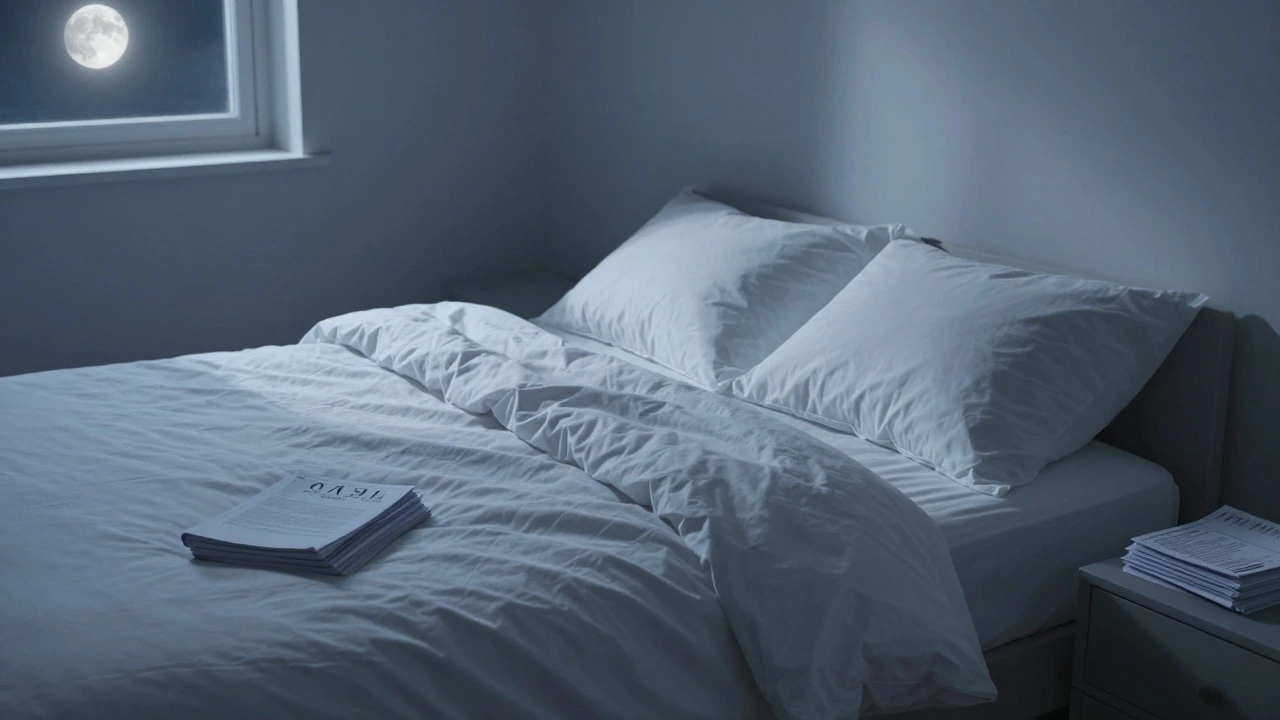 Peaceful bedroom scene emphasizing sleep for memory consolidation