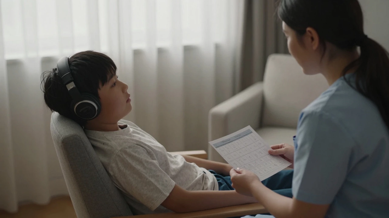 Calm sensory-friendly environment supporting regulation and flexibility
