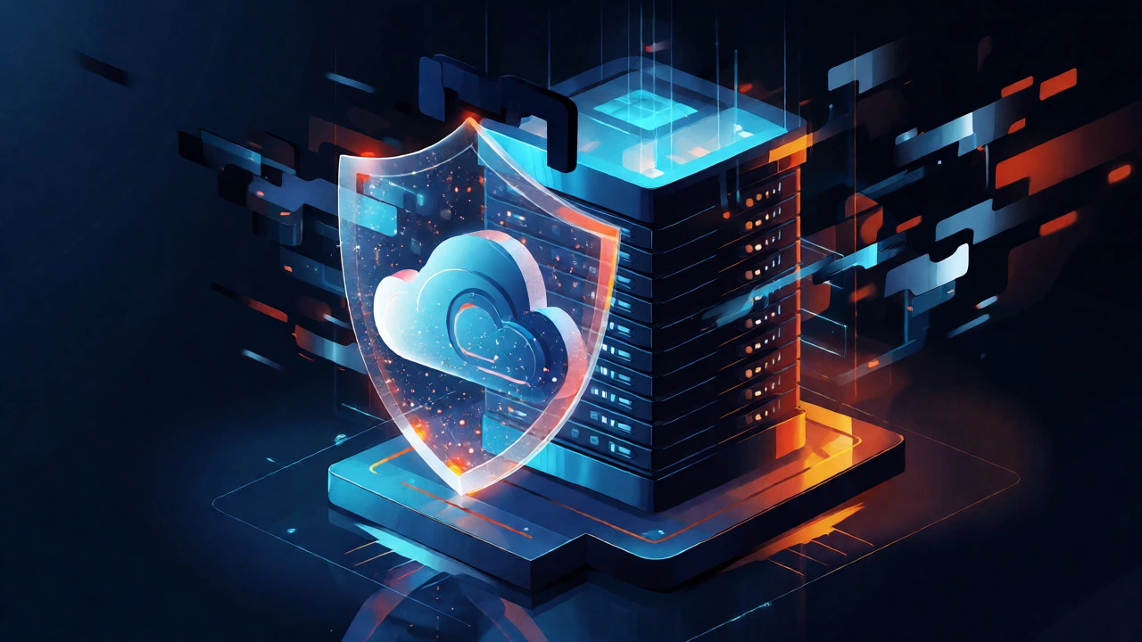 Holographic shield protecting cloud servers from digital threats